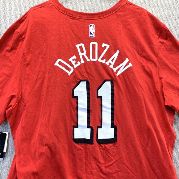 Nike Chicago Bulls DeMar DeRozan NBA Jersey Shirt Red City Edition - Picture 8 of 8
